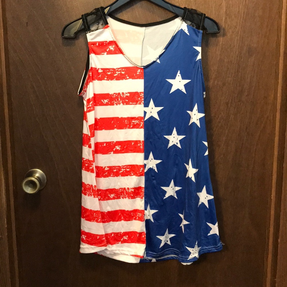 Patriotic tank